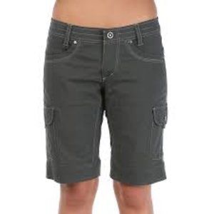 Kuhl Women's Cargo Shorts - Dark Gray